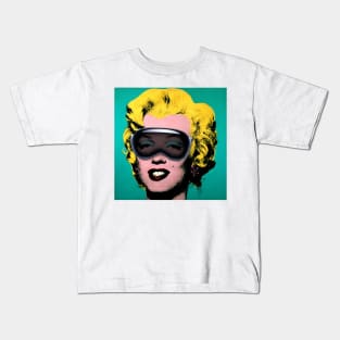 Vision on Marilyn Warhol Kids T-Shirt